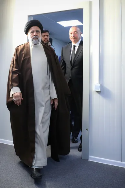 دیدار روسای جمهور ایران و آذربایجان