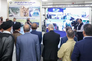 تصاویر بهره برداری از نیروگاه سیکل ترکیبی دوکوهه و آبرسانی به ۱۷۴ روستا