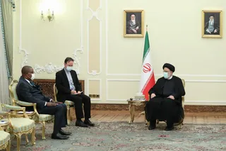 تصاویر دریافت استوارنامه سفیر جدید « بوروندی»