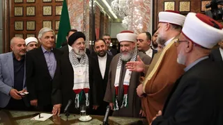 تصاویر نشست با جمعی از اندیشمندان فلسطینی