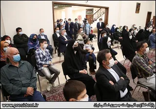 تصاویر دیدار ایرانیان مقیم تاجیکستان با رئیس جمهور