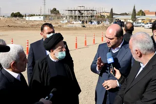 تصاویر بازدید از روند تکمیل بزرگ‌ترین تصفیه‌خانه فاضلاب ایران در جنوب تهران