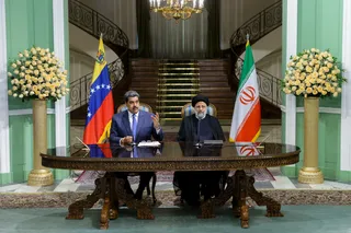 تصاویر نشست مطبوعاتی روسای جمهور ایران و ونزوئلا