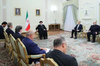 تصاویر دیدار وزیر خارجه ترکیه با رئیس جمهور