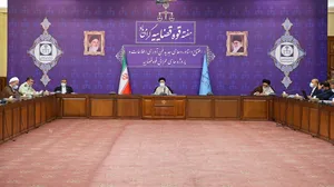مراسم افتتاح دستاوردهای جدید فن‌آوری اطلاعات و پروژه‌های عمرانی قوه قضاییه با حضور رئیسی