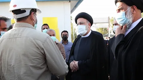 تصاویر بازدید از پروژه فاضلاب شهری اهواز