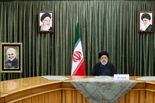 تصاویر سخنرانی ویدئو کنفرانسی در اجلاس سران بریکس پلاس