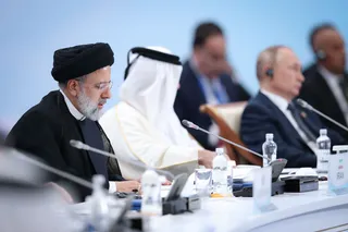 تصاویر سخنرانی آیت‌الله رئیسی در ششمین اجلاس سران سیکا
