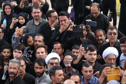 مراسم تشییع پیکر رئیس جمهور شهید و همراهان در بیرجند