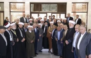 تصاویر بازدید از مسجد اموی دمشق