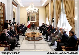 تصاویر نشست با فرماندهان گروه های مقاومت فلسطینی
