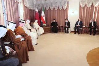 تصاویر دیدار نخست وزیر قطر با دکتر رئیسی
