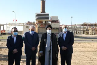 تصاویر آغاز عملیات اجرایی فاز دوم ذخیره‌سازی گاز شوریجه در سرخس