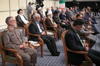 تصاویر دیدار رئیس‌جمهور و اعضای هیئت دولت با رهبر معظم انقلاب اسلامی
