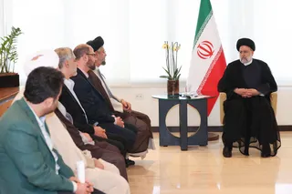 تصاویر دیدار برخی اعضای تشکل‌های اسلامی و فرهنگی ونزوئلا با دکتر رئیسی