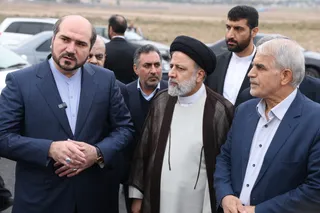 تصاویر بازدید رئیس جمهور از پروژه های خط انتقال پساب بهداشتی و کمربندی جنوبی پاکدشت