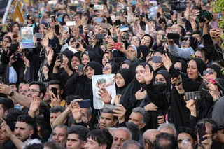 مراسم تشییع پیکر رئیس جمهور شهید و همراهان در مشهد