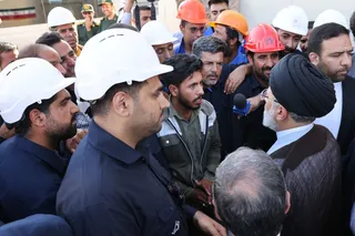 تصاوی افتتاح واحد گازی نیروگاه سیکل‌ترکیبی خودمصرف بوتیا