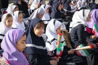 تصاویر حضور در مراسم بازگشایی مدارس