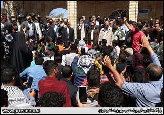 تصاویر حضور سرزده در جمع کارگران کارخانه هفت تپه