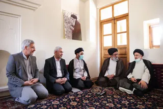 تصاویر بازدید از خانه پدری امام خمینی (ره) در خمین