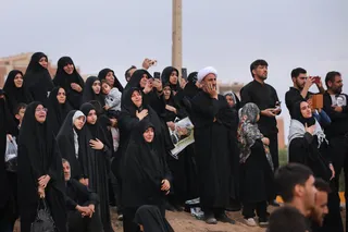 مراسم تشییع پیکر رئیس جمهور شهید و همراهان در شهر قم