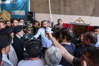 تصاویر افتتاح پروژه ملی محور ترانزیتی «پاتاوه - دهدشت»