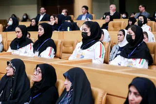 تصاویر آیین تجلیل از بانوان مدال آور ورزش ایران اسلامی