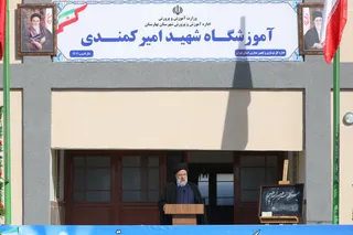 تصاویر حضور در مراسم بازگشایی مدارس
