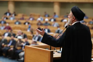 تصاویر سخنرانی دکتر رئیسی در مراسم روز ملی صادرات
