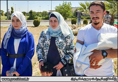 تصاویر استقبال جمعی از شهروندان سوری از آیت‌الله رئیسی