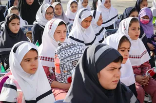 تصاویر حضور در مراسم بازگشایی مدارس