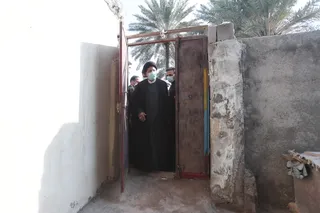 تصاویر حضور در جمع اهالی محله صحرا جزیره هرمز