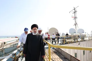 تصاویر بازدید از سکوی فاز 11 میدان گازی پارس جنوبی