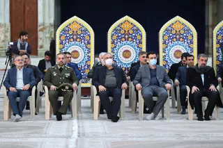 تصاویر تجدید میثاق آیت الله رئیسی و اعضای هیأت دولت با آرمان‌های امام راحل و شهدای انقلاب اسلامی
