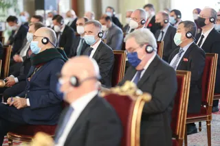 تصاویر مراسم سالگرد پیروزی انقلاب اسلامی با حضور سفرای خارجی مقیم ایران