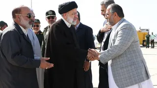 تصاویر  ورود رئیس جمهور به استان سیستان و بلوچستان