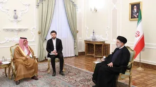 تصاویر دیدار وزیر خارجه عربستان سعودی با دکتر رئیسی