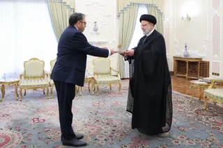تصاویر تسلیم استوارنامه سفرای کشورهای آنگولا، کلمبیا، اکوادور، کامبوج و پرو