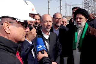 تصاویر بهره‌برداری رسمی از واحد سوم بخش بخار نیروگاه سیکل‌ ترکیبی ارومیه