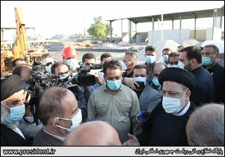 تصاویر بازدید از پروژه فاضلاب شهری اهواز