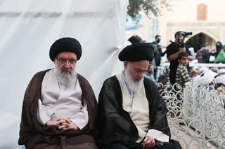دیدار با علما و طلاب