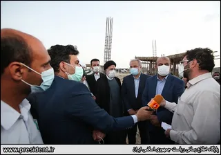 تصاویر بازدید رئیس جمهور از پروژه ساخت هزار واحد مسکونی برای حاشیه نشینان چابهار