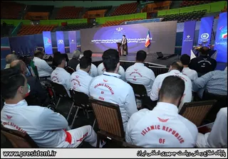تصاویر آئین اهدای بازوبند پهلوانی سال ۱۴۰۰