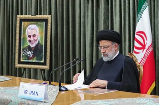 تصاویر سخنرانی ویدئو کنفرانسی در اجلاس سران بریکس پلاس