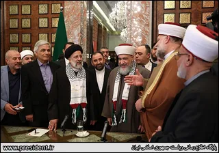 تصاویر نشست با جمعی از اندیشمندان فلسطینی