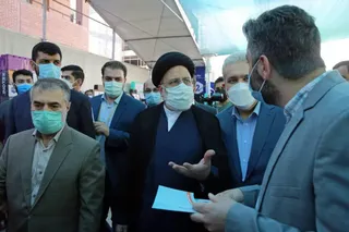 گزارش تصویری حضور دو ساعته حجت‌الاسلام و المسلمین سید ابراهیم رئیسی در نمایشگاه اینوتکس ۲۰۲۱