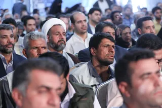 تصاویر آئین بهره‌برداری از پروژه‌های آب، برق و فاضلاب استان کرمان
