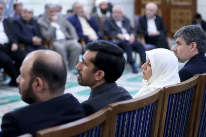 نشست رمضانی با جمعی از خیرین