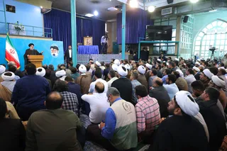 تصاویر اجتماع مردمی هسته های جهاد , پیشرفت در حسینیه جماران